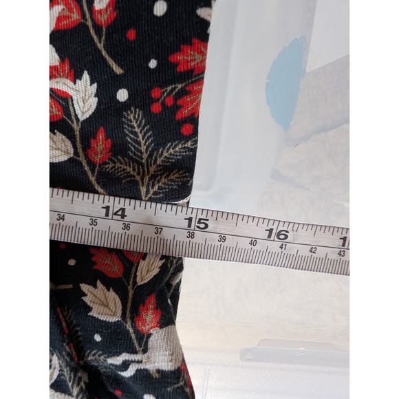 Boden Penny Rabbit Floral Print Retro Mod Dress Black Size 4L Whimsical Preppy - Picture 11 of 13